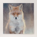 Search for winter fox puzzles Cute