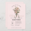 Recherche de fleur hippie colorée invitations Floral orange rose enchanté