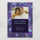 Search for purple peacock wedding invitations Elegant