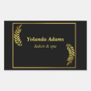 Search for black feather stickers Gold