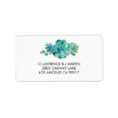 Search for desert return address labels Succulents