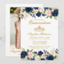 Search for pink and blue quinceanera invitations Quinceañera