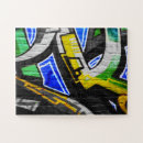 Recherche de graffiti puzzles Bleu