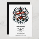 Recherche de tatouage mariage invitations Gothique