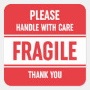 Search for fragile handle with care stickers Warning