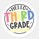 Search for third grade stickers First day of school