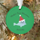 Search for baby seal ornaments Ocean