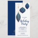 Search for blue and gold christmas invitations Corporate