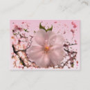 Search for cherry blossoms business cards Flower