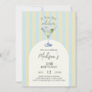 Search for martini birthday invitations Retro