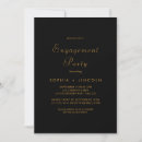 Recherche de champagne fiançailles invitations Partie d'engagement minimaliste