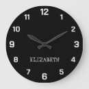 Search for minimalist black and white clocks Elegant