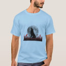 Search for howling wolf tshirts Night sky