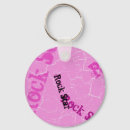 Search for rock star keychains Pink