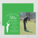 Search for golf 50th birthday invitations Adult