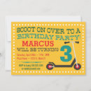 Search for scooter birthday invitations Boy