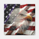 Recherche de nous aigle magnets Drapeau américain