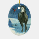 Recherche de cheval de mustang ornements Noël