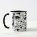 Search for cute white cat mugs Pet lover