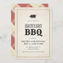 Search for vintage bbq birthday invitations Black