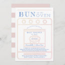 Search for bun in the oven invitations Simple