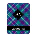 Search for blue plaid pattern magnets Tartan