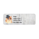 Search for orange tabby cat return address labels Feline