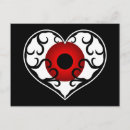 Search for eyeball postcards Red