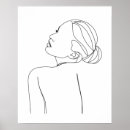 Recherche de le visage posters Noir et blanc