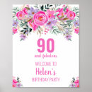 Search for 90th birthday supplies party posters Ninety
