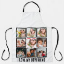 Search for i love my boyfriend aprons Heart