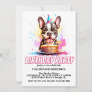 Recherche de boston terrier invitations Fête