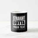 Search for typography text template mugs Black and white