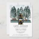 Search for camping party invitations Watercolor