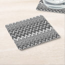 Recherche de zigzag gris dessous de verres Tendance
