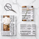Search for newspaper wrapping paper Year in review