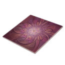 Search for brown floral design tiles For her