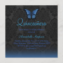 Search for blue butterfly quinceanera invitations Butterflies