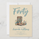 Search for 40 year old birthday invitations Script