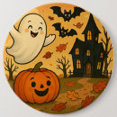 Search for cute halloween buttons Ghost