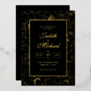 Search for black tie formal event invitations Black and gold