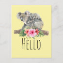 Recherche de ours gris cartes postales Aquarelle