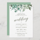 Search for watercolor eucalyptus wedding invitations Spring summer fall