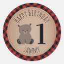 Search for lumberjack plaid stickers Red and black