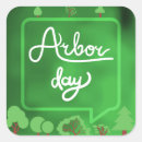Search for arbor day stickers Green