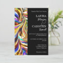 Search for multicolor wedding invitations Black