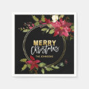 Search for black christmas napkins Gold