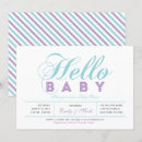 Search for typography baby girl shower invitations Simple