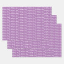Search for lavender purple wrapping paper Birthday