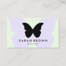 Recherche de silhouette papillon cartes visite Simple